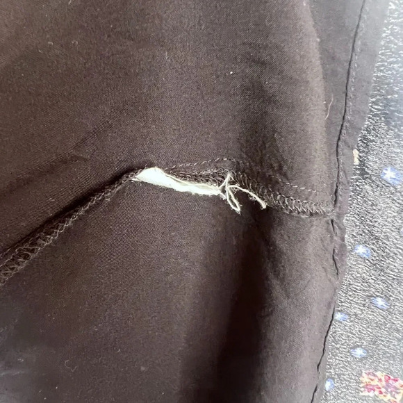 Free People Two Faces Printed Smocked Long Sleeve Mini Dress Size Medium - Picture 12 of 13